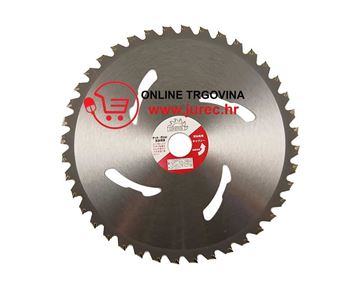 Slika od Pila za trimer Ø255×25.4mm 40z / za drvo, granje, šikaru