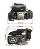Slika od MOTOR KOHLER 149CCM 6,5KS OSOVINA 25X80MM S ELEKTROPOKRETAČEM