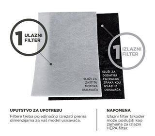 Slika od SET UNIVERZALNIH FILTERA ZA USISAVAČE