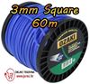 Slika od FLAKS 3,0MMX 60M PREMIUM KVADRATNI PLAVI OZAKI 1510150