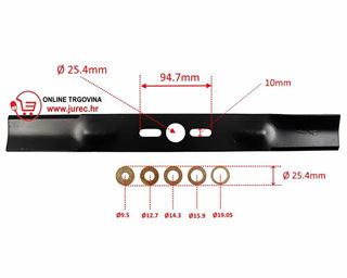 Slika od Nož univerzalni s reducirnim prstenovima – 40cm