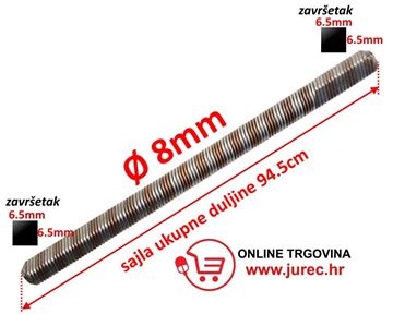 Slika od Sajla pogona Ø8 – 94.5cm