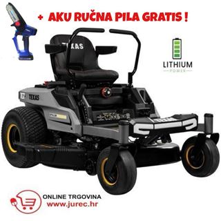 Slika od TEXAS EPSILON ZT10700Li ZERO TURN, 72V 44Ah, 107cm, 2u1
